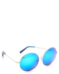 Женские синие солнцезащитные очки от Matthew Williamson