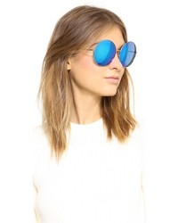 Женские синие солнцезащитные очки от Matthew Williamson