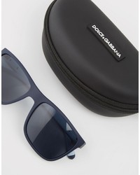 Мужские синие солнцезащитные очки от Dolce & Gabbana