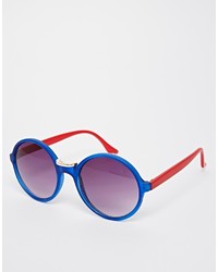 Женские синие солнцезащитные очки