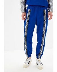 Мужские синие спортивные штаны с принтом от adidas Originals