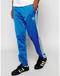 Мужские синие спортивные штаны от adidas