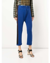 Женские синие спортивные штаны от Marni