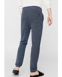 Мужские синие спортивные штаны от Mango Man