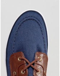 Синие топсайдеры от Asos