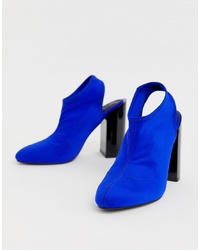 Синие туфли из плотной ткани от ASOS DESIGN
