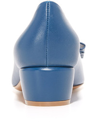 Синие туфли от Salvatore Ferragamo