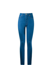 Синие узкие брюки от Amapô