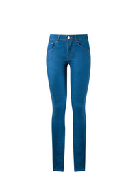 Синие узкие брюки от Amapô