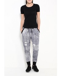 Синие узкие брюки от Aurora Firenze