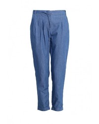 Синие узкие брюки от Baon