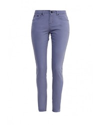 Синие узкие брюки от Bruebeck