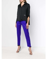 Синие узкие брюки от Styland