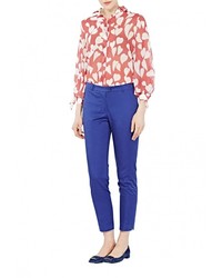 Синие узкие брюки от Colletto Bianco