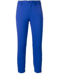 Синие узкие брюки от Dondup
