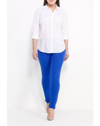 Синие узкие брюки от Fiorella Rubino