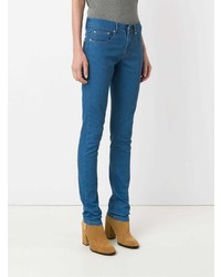 Синие узкие брюки от Amapô