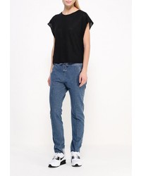 Синие узкие брюки от Gas