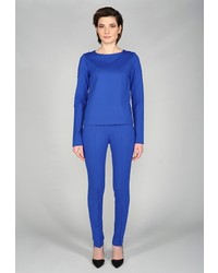 Синие узкие брюки от Lavlan