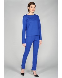 Синие узкие брюки от Lavlan