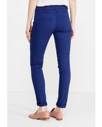 Синие узкие брюки от Modis