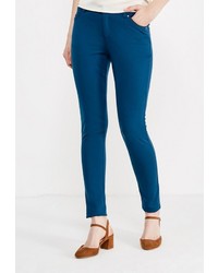 Синие узкие брюки от Modis