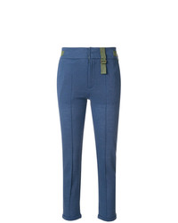 Синие узкие брюки от Mr & Mrs Italy