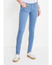Синие узкие брюки от Pepe Jeans