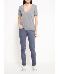 Синие узкие брюки от Tom Tailor