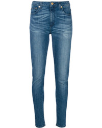 Синие хлопковые джинсы скинни от MICHAEL Michael Kors