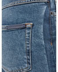 Синие хлопковые джинсы скинни от Dolce & Gabbana