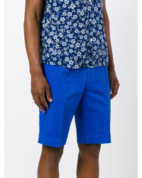 Мужские синие хлопковые шорты от Pt01