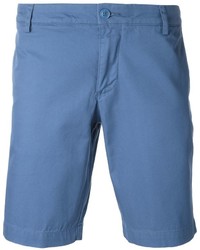 Мужские синие хлопковые шорты от Lacoste