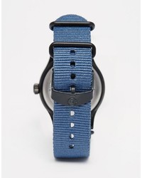 Мужские синие часы от Timex