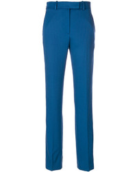 Женские синие шерстяные брюки от Calvin Klein