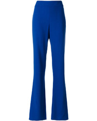 Женские синие шерстяные брюки от Giorgio Armani
