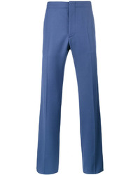 Мужские синие шерстяные брюки от Valentino