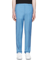 Мужские синие шерстяные классические брюки от Acne Studios