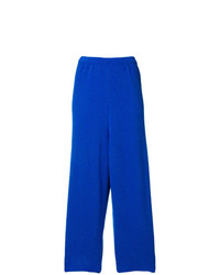 Синие широкие брюки от Christian Wijnants