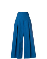 Синие широкие брюки от Etro