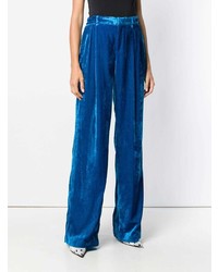 Синие широкие брюки от ATTICO