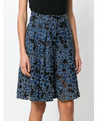 Женские синие шорты-бермуды от Talbot Runhof