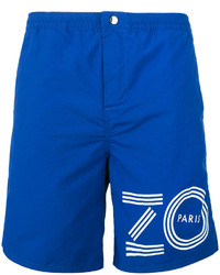 Синие шорты для плавания с принтом от Kenzo