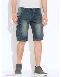 Мужские синие шорты от Oodji