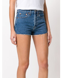 Женские синие шорты от RE/DONE