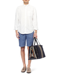 Мужские синие шорты от Oliver Spencer