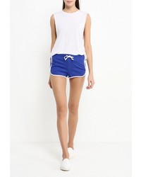 Женские синие шорты от Topshop
