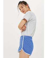 Женские синие шорты от Topshop
