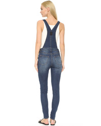 Синие штаны-комбинезон от Cheap Monday