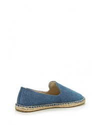 Мужские синие эспадрильи из плотной ткани от Soludos